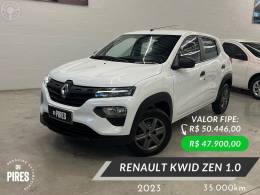 RENAULT - KWID 1.0 12V SCE FLEX ZEN MANUAL - 2022/2023 - BRANCA - R$ 47.900,00