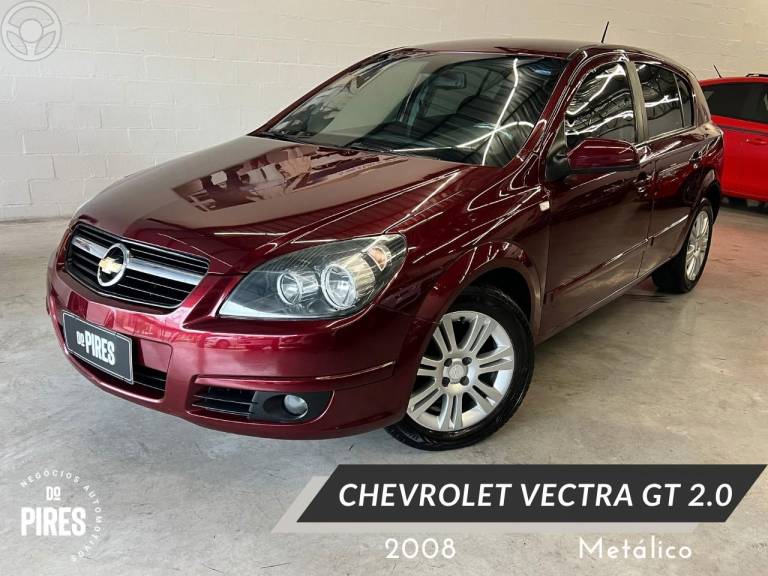 CHEVROLET - VECTRA 2.0 MPFI GT HATCH 8V FLEX 4P MANUAL - 2008/2008 - VERMELHA - R$ 34.900,00