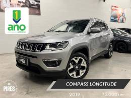 JEEP - COMPASS 2.0 16V FLEX LONGITUDE AUTOMÁTICO - 2018/2019 - PRATA - R$ 99.900,00