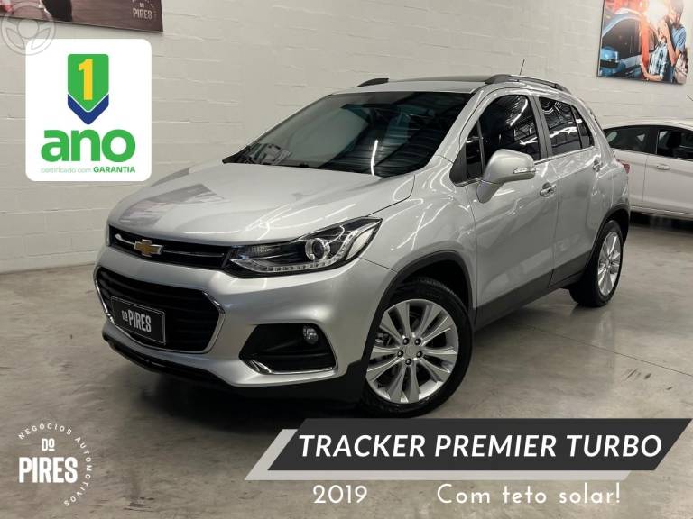 CHEVROLET - TRACKER 1.4 16V PREMIER TURBO FLEX 4P AUTOMÁTICO - 2018/2019 - PRATA - R$ 94.900,00
