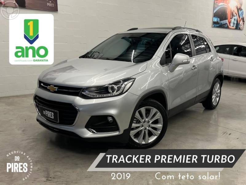 CHEVROLET - TRACKER 1.4 16V PREMIER TURBO FLEX 4P AUTOMÁTICO - 2018/2019 - PRATA - R$ 92.900,00