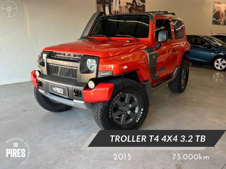 TROLLER - T4 3.2 TDI 4X4 20V TURBO INTERCOOLER DIESEL 2P MANUAL - 2015/2015 - LARANJA - R$ 179.900,00