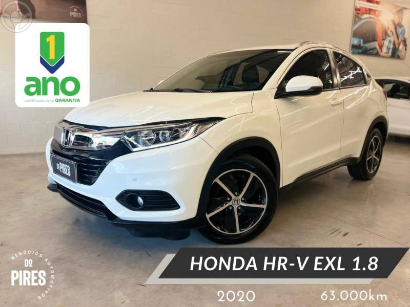 HONDA - HR-V 1.8 16V FLEX EXL 4P AUTOMÁTICO - 2019/2020 - BRANCA - R$ 113.900,00