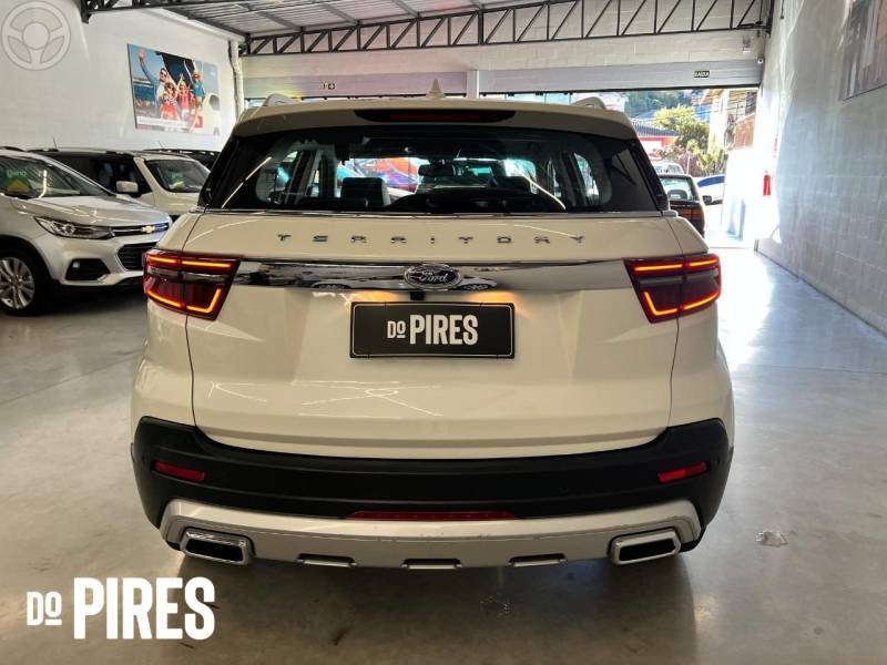 FORD - TERRITORY 1.5 GTDI ECOBOOST SEL 16V 4P AUTOMÁTICO - 2020/2021 - BRANCA - R$ 117.900,00