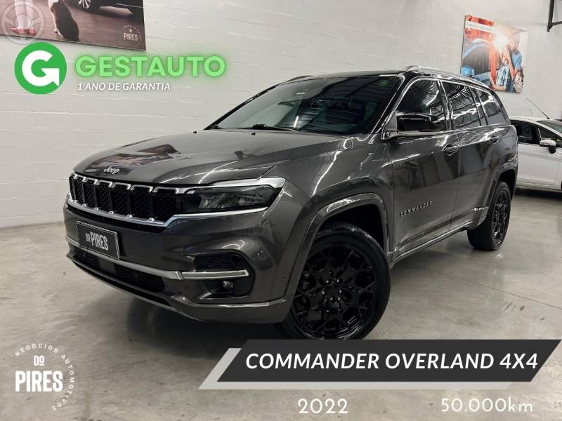JEEP - COMMANDER 2.0 OVERLAND TD380 4X4 TURBO DIESEL 4P AUTOMÁTICO - 2021/2022 - CINZA - R$ 185.900,00