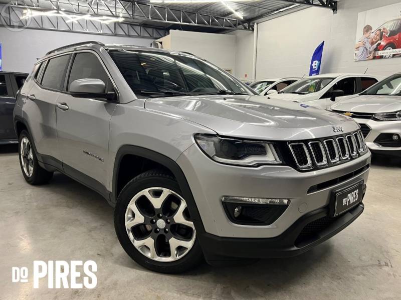 JEEP - COMPASS 2.0 16V FLEX LONGITUDE AUTOMÁTICO - 2018/2019 - PRATA - R$ 99.900,00