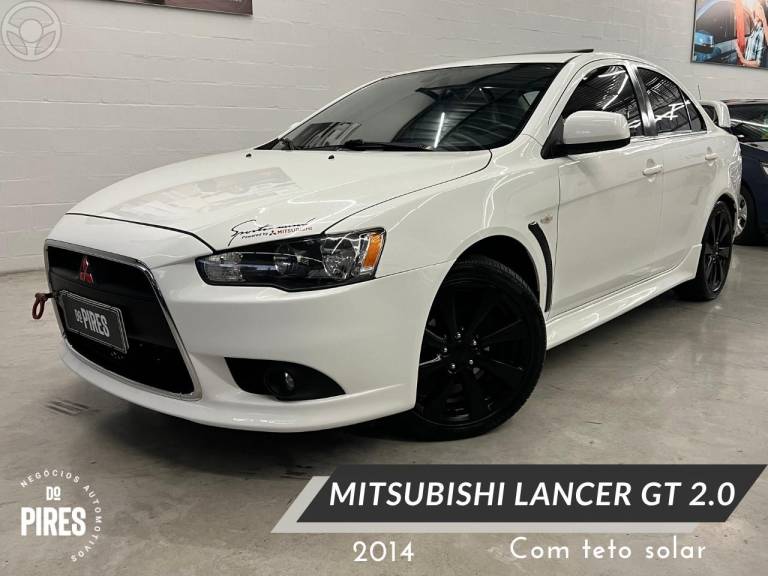MITSUBISHI - LANCER 2.0 GT 16V 4P AUTOMÁTICO - 2013/2014 - BRANCA - R$ 68.900,00